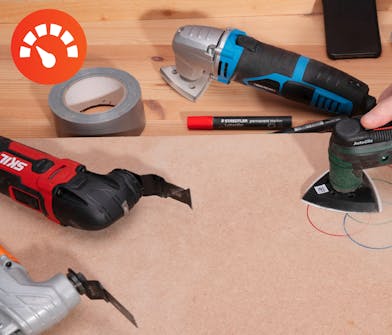 Test multiverktyg med sladd: Hastighet Test multiverktyg med sladd: Hastighet